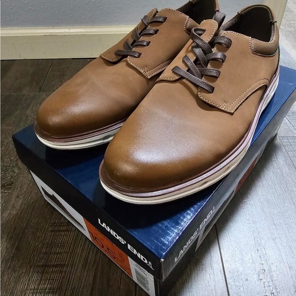 Lands\' End Men\'s Tan Sport Oxford Shoes main image 6